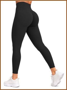 Sunzfly Butt Scrunch Workout Leggings Pockets Tummy Control Gym Yoga Pants